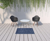 3' X 5' Blue Indoor Outdoor Area Rug