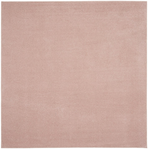 5' X 5' Pink Square Indoor Outdoor Area Rug