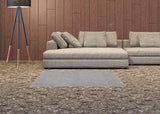 2' X 4' Gray Indoor Outdoor Area Rug