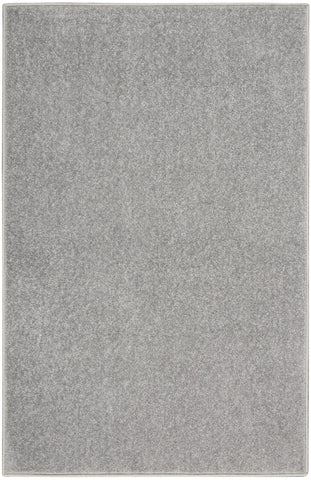 2' X 4' Gray Indoor Outdoor Area Rug