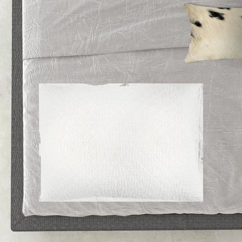 White Checkered King Quilt