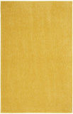 2' X 4' Yellow Indoor Outdoor Runner Rug