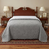 Gray Damask King Quilt