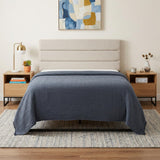 Indigo Checkered King Quilt