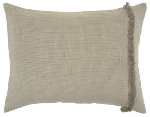 Natural Checkered King Quilt