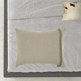 Natural Checkered Queen Quilt