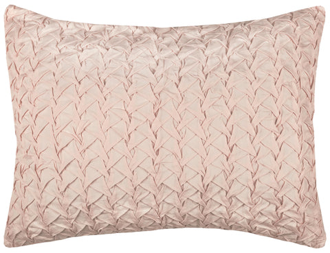 Pink Geometric Twin Quilt