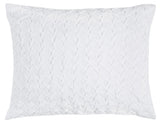 White Geometric Twin Quilt