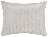 Ivory Geometric King Quilt