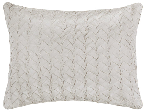 Ivory Geometric King Quilt