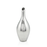 16" Silver Bud Aluminum Table Vase