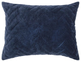 Indigo Geometric Queen Quilt