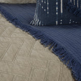 Gray Geometric King Quilt
