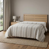 Natural King Linen Washable Polyester Duvet Cover
