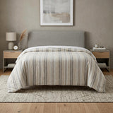 Natural Queen Linen Washable Polyester Duvet Cover