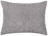 Gray Polka Dots Queen Quilt