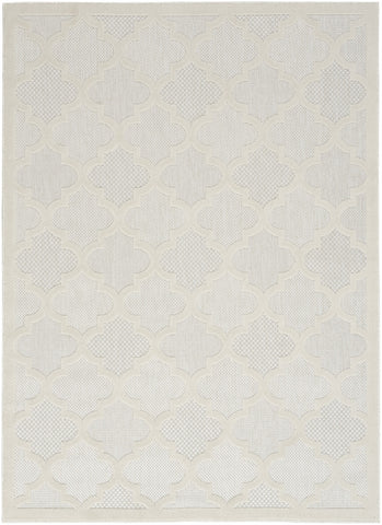 4' X 6' Ivory Indoor Outdoor Area Rug