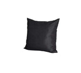 Set of Four 22" Black Throw Pillow Covers