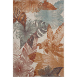 8' X 10' Cream Indoor Outdoor Area Rug