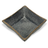5" Black Cast Iron Diamond Square Bowl