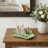 6" Green Cactus Cast Iron Vanity Tray