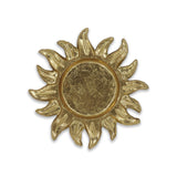 7" Gold Sunburst Cast Iron Handmade Vanity Tray