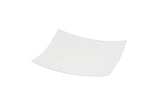 White Six Piece Square Bone China Service For Six Salad Plate Set