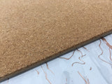 Set of Two Gold Swirl Cork Rectangular Indoor Outdoor Placemats