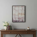 Hand Painted Distressed Black Framed Wall Art