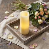 5" Ivory Flameless Pillar Candle
