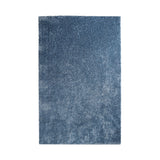 5' X 8' Blue Shag Handmade Area Rug