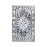 8' X 10' Charcoal And Gray Medallion Area Rug