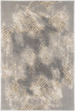 4' X 6' Gray And Ivory Abstract Area Rug