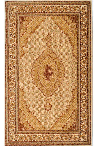 20' Beige And Ivory Oriental Runner Rug