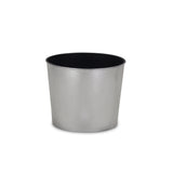 24" Gray Concrete Urn Table Lamp With Beige Drum Shade
