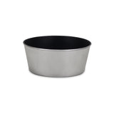 10" Silver Recycled Plastic Indoor Outdoor Round Pot Planter