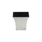 5" Cream Recycled Plastic Indoor Outdoor Square Pot Planter