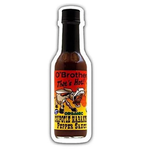 O`Brothers Hot Sauce Chipotle Habanero Pepper Sauce (12X5 OZ)
