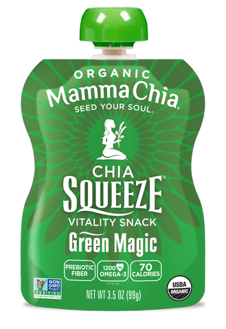 Mamma Chia Organic Green Magic Squeeze  (16x3.5 OZ)