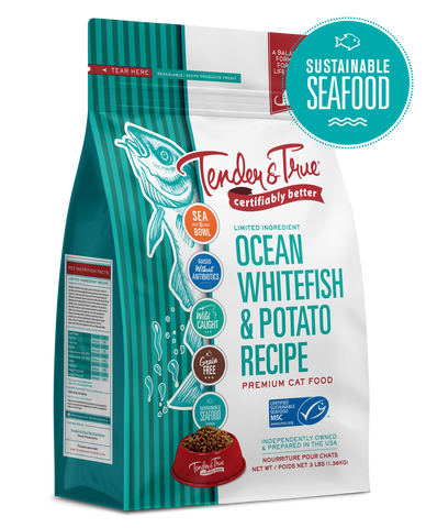 T&T OCN WHT FISH DRY CAT ( 6 X 3 LB   )