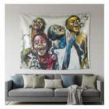 Julio Happy Kids Unframed Tapestry Wall Art