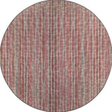 4' Pink Round Ombre Tufted Handmade Area Rug