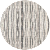 4' Ivory Round Ombre Tufted Handmade Area Rug