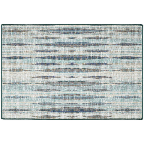 2' X 3' Blue Ombre Tufted Handmade Area Rug