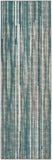 3' X 8' Blue Ombre Tufted Handmade Runner Rug
