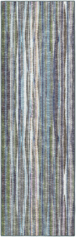 3' X 8' Purple Ombre Tufted Handmade Runner Rug