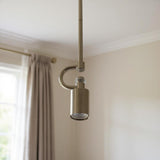 Nickel Bulb Metal Chandelier