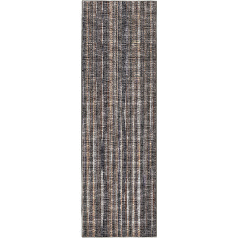 3' X 12' Brown Ombre Tufted Handmade Runner Rug