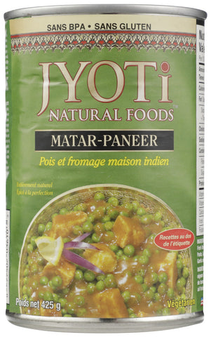 Jyoti Matar Paneer Peas Cheese (12x15 Oz)