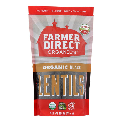 OG2 FARMER BLACK LENTILS ( 12 X 1 LB   )